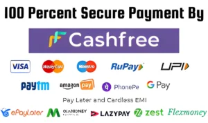 100 Percent Secure Payment By Cashfree