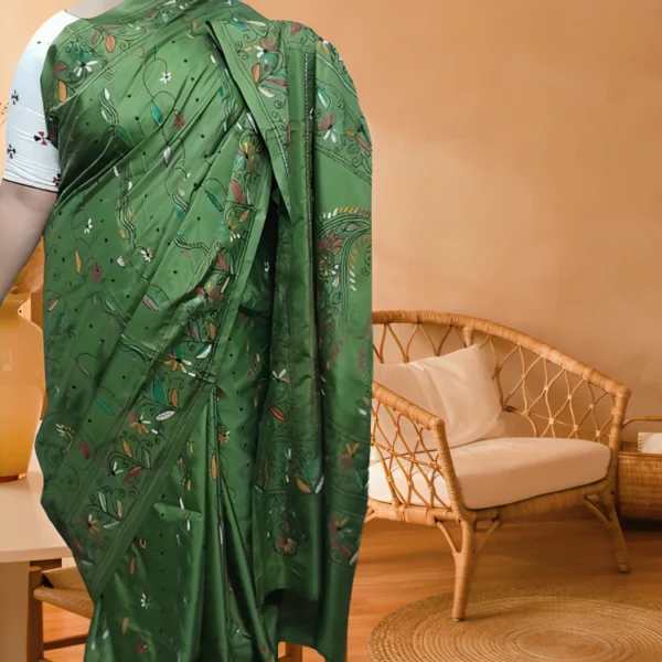 Kantha Stitch Saree